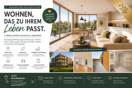 TRAUMWOHNUNG - 4 Zimmer Erstbezug Neubau