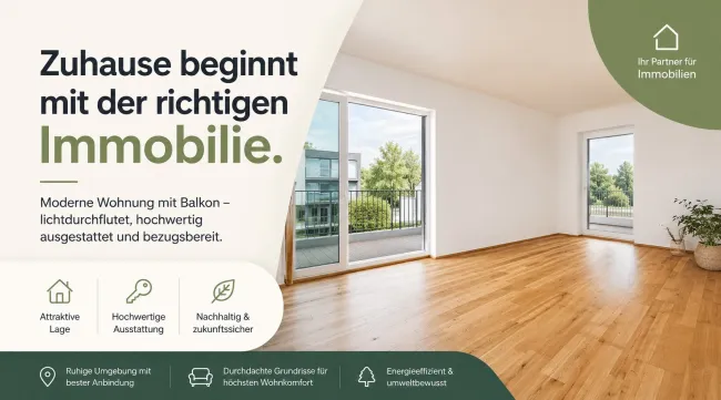 TRAUMWOHNUNG - 4 Zimmer Erstbezug Neubau - Titelbild