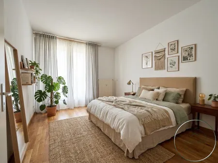 Fernblick inklusive: Stilvolle 3-Zimmer-Wohnung mit großer Loggia & U6-Nähe