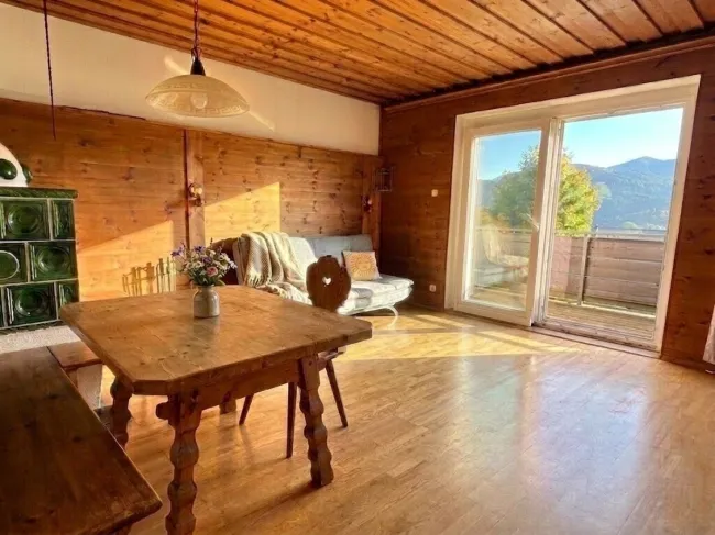 Aussicht vom Balkon der Wohnung