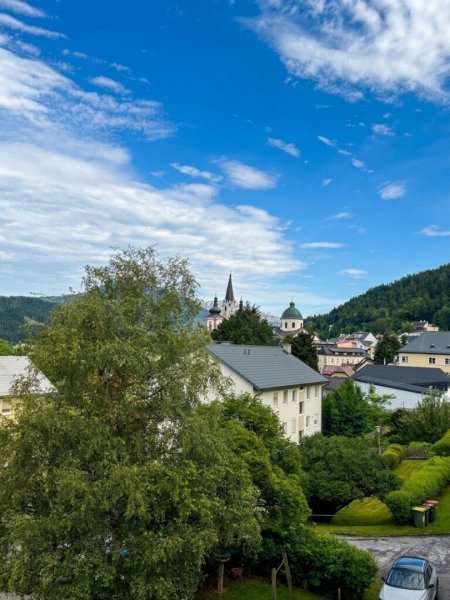 Aussicht vom Balkon der Wohnung