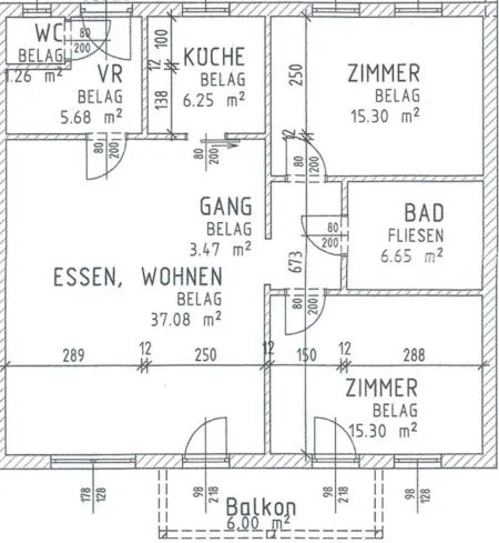 Großzügige und helle 3-Zimmer-Whg