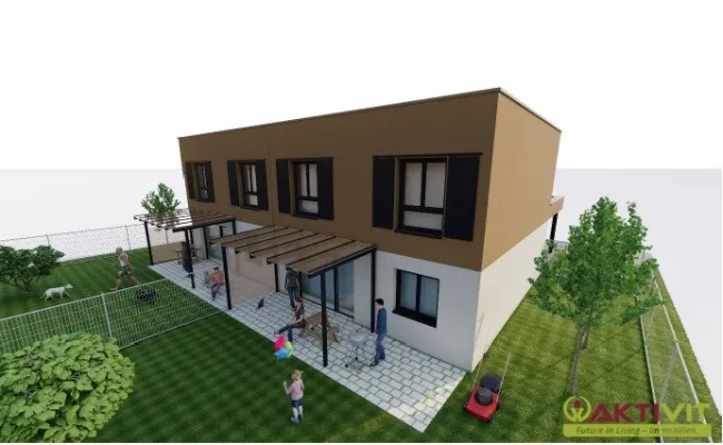 Neubauprojekt in Hengsberg – Moderne Doppelhaushälfte mit Garten und Carport - Titelbild