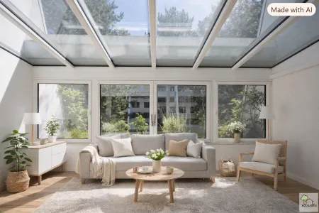Preisreduktion -Wohnen im Grünen mit viel Platz: Charmante 3-Zimmer-Maisonette mit großem Wintergarten