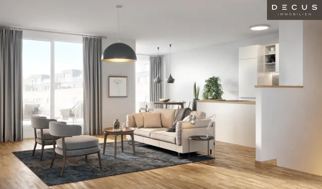 | AB SOFORT VERFÜGBAR | INNENHOFSEITIG | 2 ZIMMER | ASPERNSTRASSE U2 | TERRASSE | TOP INFRASTRUKTUR - Titelbild