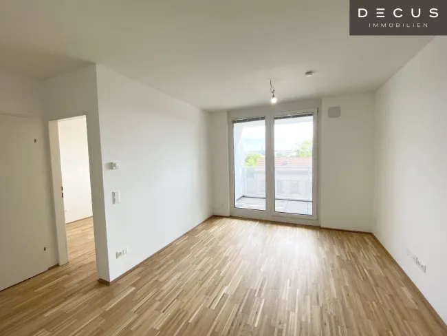 | AB SOFORT VERFÜGBAR | INNENHOFSEITIG | 2 ZIMMER | ASPERNSTRASSE U2 | TERRASSE | TOP INFRASTRUKTUR - Bild
