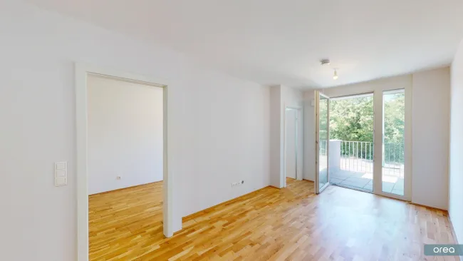 orea | Helle 2-Zimmer-Wohnung mit Balkon in ruhiger Grünlage des 22. Bezirks | Smart besichtigen · Online anmieten - Titelbild