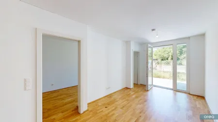 orea | Ruhige 2-Zimmer-Gartenwohnung mit Terrasse im 22. Bezirk | Smart besichtigen · Online anmieten