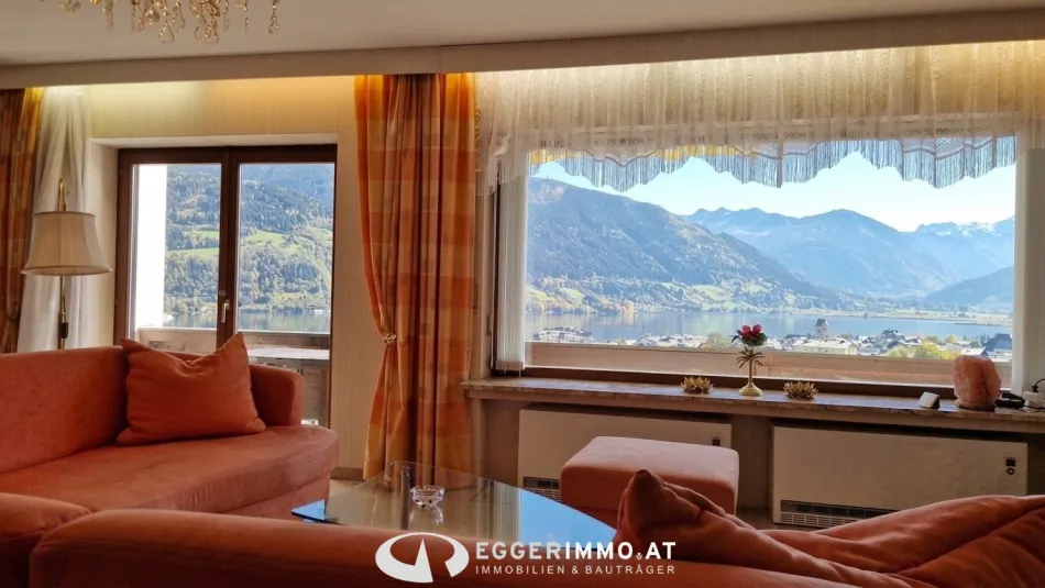 Zell am See: Wohnjuwel direkt oberhalb vom Stadtzentrum - Großes, gepflegtes Haus mit unverbaubarem Seeblick zu verkaufen - Bild