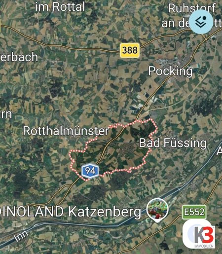 K3 - Im BÄDERDREIECK - landwirtschaftliche Flächen ab 2HA zu verkaufen