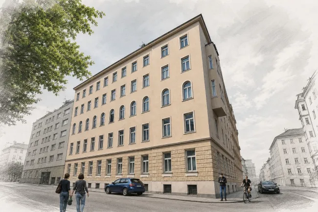 TOPLAGE/Erstbezug/Baubeginn - Schöne 2,5 Zimmer Altbauwohnung (Top 10) - Titelbild