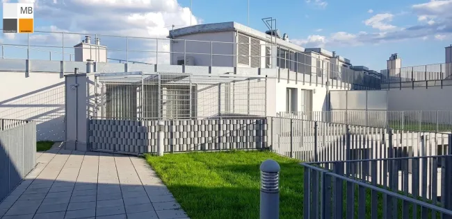 Blick zur Wohnung