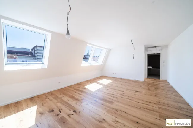 *NEU* Erstbezug! 3-Zimmer Dachgeschosswohnung mit Klimaanlage & Fernblick! - Bild