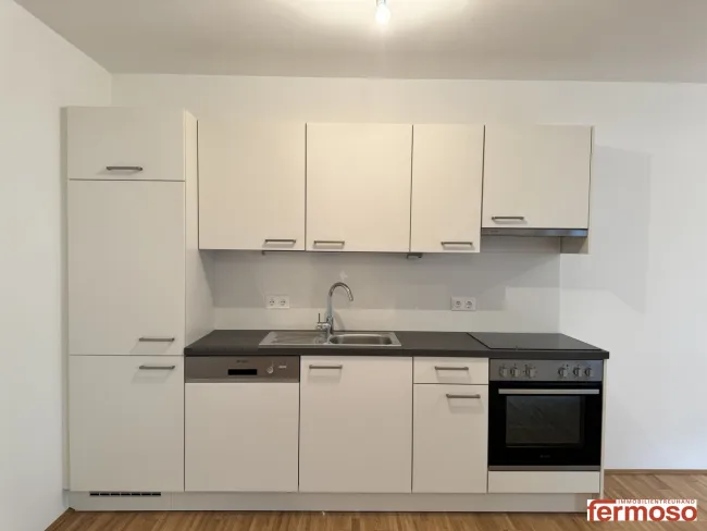 Moderne 2-Zimmer-Wohnung mit Loggia, Einbauküche & Fußbodenheizung im 5. Stock, Wien 1200! - Bild
