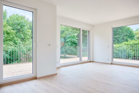 Freier Grünblick & Balkon – moderner Neubau-Erstbezug