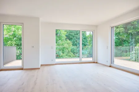 Freier Grünblick & Balkon – moderner Neubau-Erstbezug
