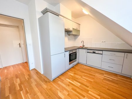 2 Zimmer, separat begehbar! Dachgeschosswohnung OHNE LIFT mit 18 m2 Dachterrasse, Nähe Botanischer Garten!