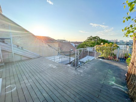 2 Zimmer, separat begehbar! Dachgeschosswohnung OHNE LIFT mit 18 m2 Dachterrasse, Nähe Botanischer Garten!