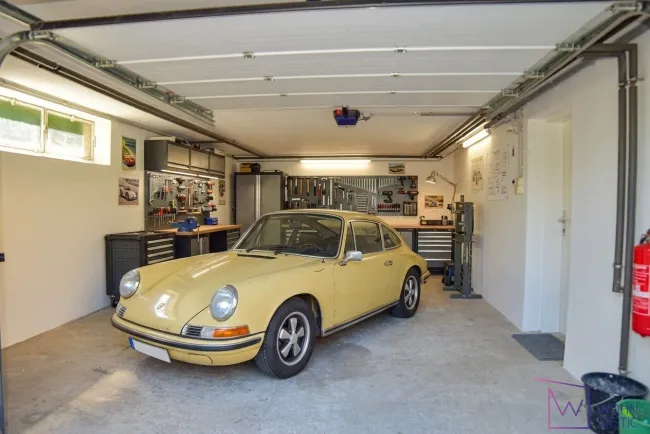 Digital erstellter Einrichtungsvorschlag für die Garage