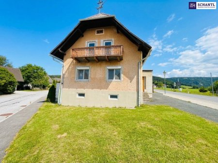 Viel Platz, viel Grün, viel Potenzial – renovierungsbedürftiges Einfamilienhaus mit schönem Grundstück - in 8654 Fischbach