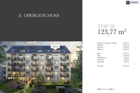 Exklusives Penthouse – Wohnen auf höchstem Niveau in Herzen von Graz! Provisionsfrei!