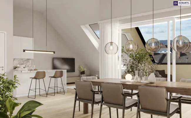 Exklusives Penthouse – Wohnen auf höchstem Niveau in Herzen von Graz! Provisionsfrei! - Bild