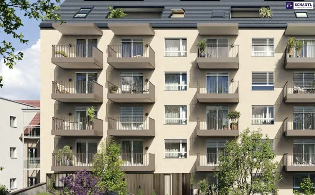 Stilvolle 2-Zimmer-Eigentumswohnung mit Balkon in zentraler Grazer Lage - Provisionsfrei! - Titelbild