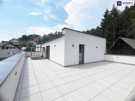 EXKLUSIV - Weiz von oben - Design von morgen - Penthouse zum TOP-PREIS mit Panorama-Terrasse, Garten & Kellerstöckl