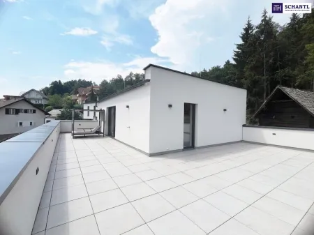 EXKLUSIV - Weiz von oben - Design von morgen - Penthouse zum TOP-PREIS mit Panorama-Terrasse, Garten & Kellerstöckl