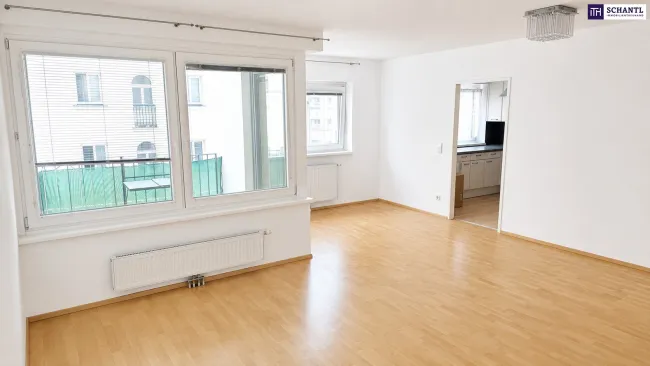 Mehr als nur Wohnen: Gemütliche 3-Zimmer-Wohnung mit Loggia, Gemeinschaftsgarten, Dachlaufbahn und Tiefgaragenstellplatz – Überzeugen Sie sich selbst bei einer Besichtigung! - Titelbild