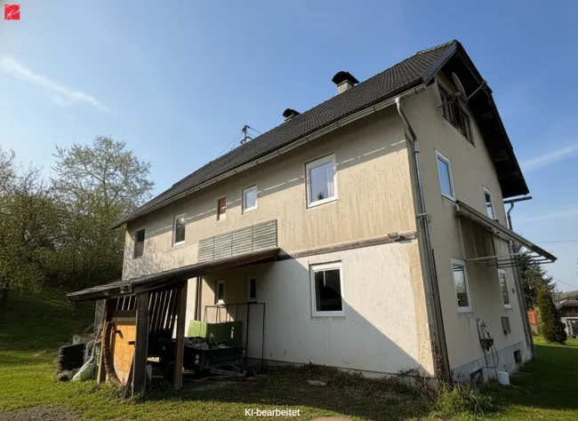 Ihr Projekt im Grünen – Großes Haus mit Garten, Balkon und Entwicklungspotenzial - Titelbild