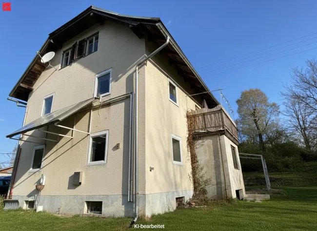 Ihr Projekt im Grünen – Großes Haus mit Garten, Balkon und Entwicklungspotenzial - Bild