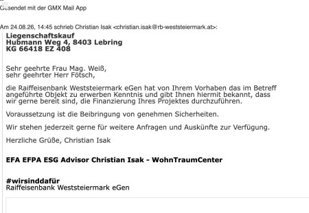 Finanzierungszusage