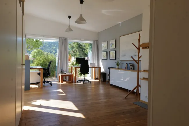 Modernes Einfamilienhaus mit separatem Home-Office in Grünlage – rund 30 Minuten südlich von Wien - Bild