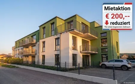 Neubau: Besonders schöne ca. 54 m² Wohnung mit Balkon