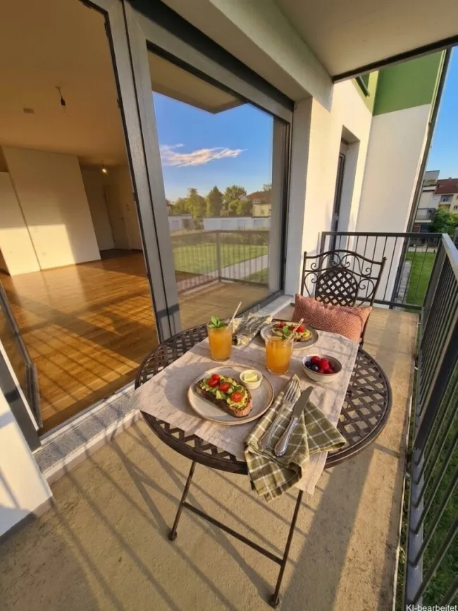 Neubau: Traumhafte ca. 54 m² Wohnung mit Balkon - Titelbild
