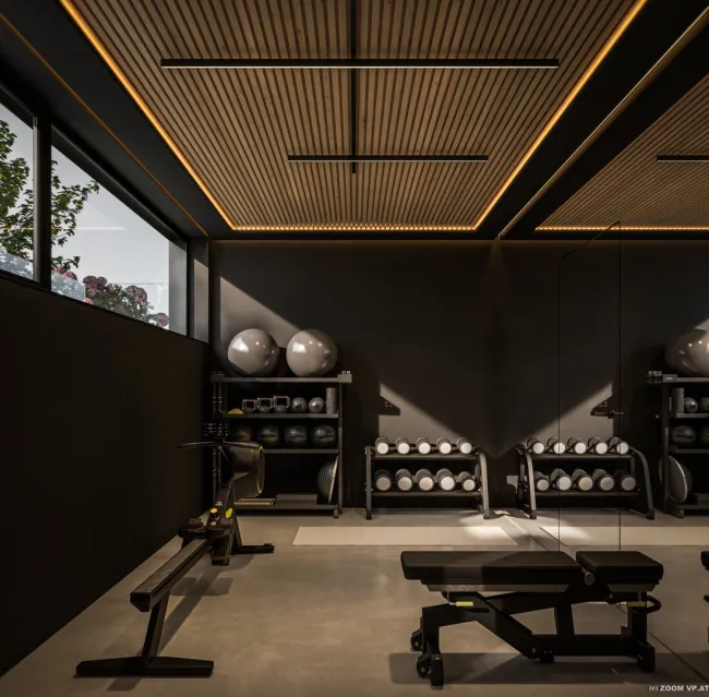 Visualisierung Fitnessraum