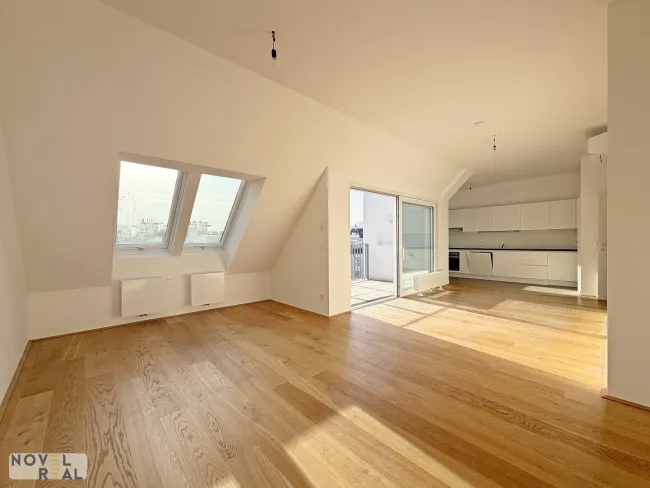 Neuwertige 3-Zimmer DG-Wohnung mit Klimaanlage in 1050 Wien - Bild