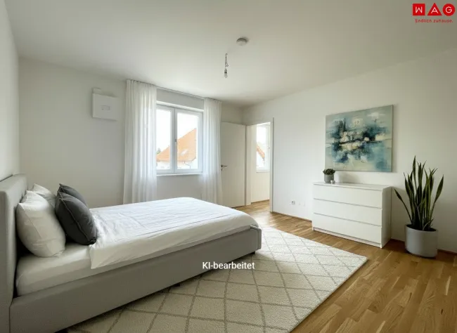 Möblierungsvorschlag Schlafzimmer KI generiert