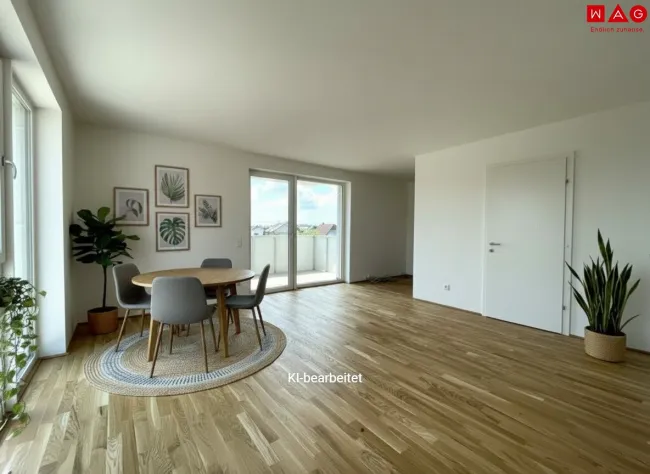 Möblierungsvorschlag Wohnzimmer KI generiert
