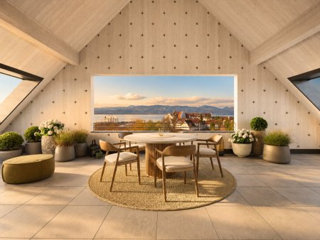 Dachgeschosswohnung mit Seeblick - Wohnen am Funkenweg - Ruhelage im Zentrum - Top B7