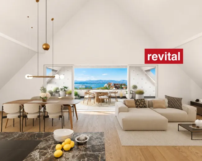 Dachgeschosswohnung mit Seeblick - Wohnen am Funkenweg - Ruhelage im Zentrum - Top B7 - Titelbild