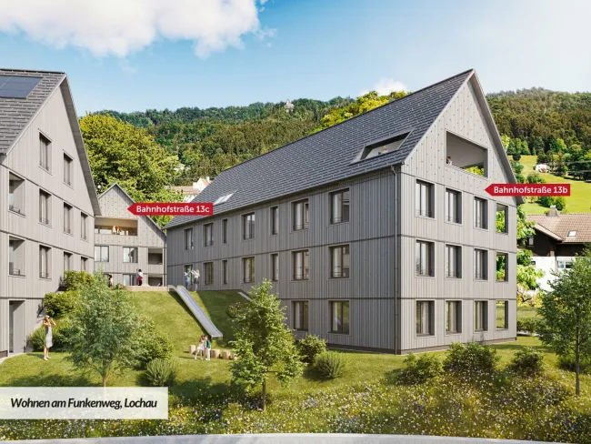 Dachgeschosswohnung mit Fernblick - Wohnen am Funkenweg - Ruhelage im Zentrum - Seenähe - Top C6 - Bild