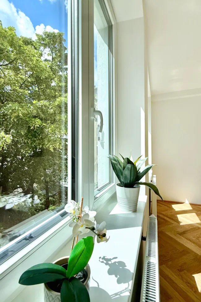 Ausblick Schlafzimmer