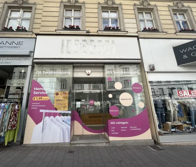 Geschäftslokal mit großer Schaufensterfront in Topfrequenzlage - Landstraßer Hauptstraße - Bild