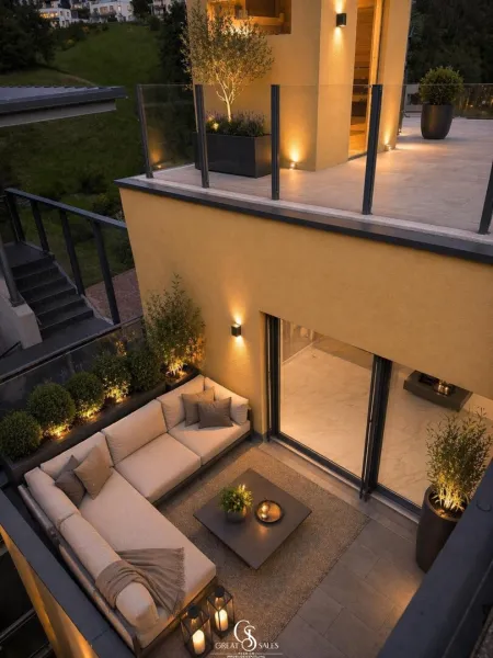 Süd-Westterrasse