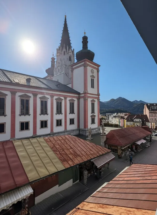 Aussicht vom 1. Stock