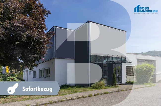 Linz Industriezeile | 107 m² Büro + 150 m² beheizbares Lager + 100 m² Außenlager - Titelbild