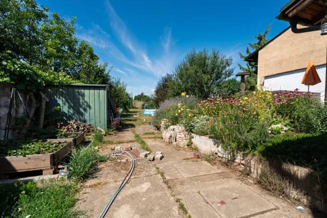 Seite richtung Garten