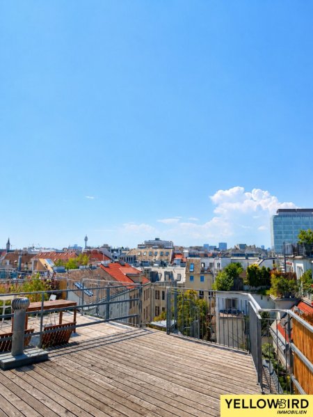 2-Zimmerwohnung mit Dachterrasse I 360 Grad I mit Blick auf Donau